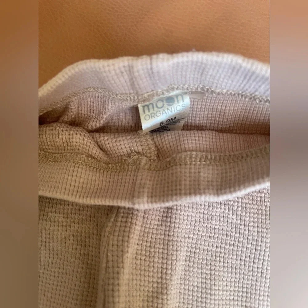 H&M long sleeve onesies and rabbit moon organics pants bundle